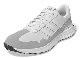 Womens Waterproof S2G 26 Textile Spikeless Golf Shoes - Dash Grey & White