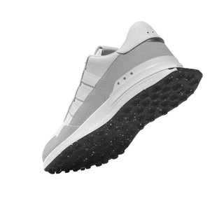 Womens Waterproof S2G 26 Textile Spikeless Golf Shoes - Dash Grey & White