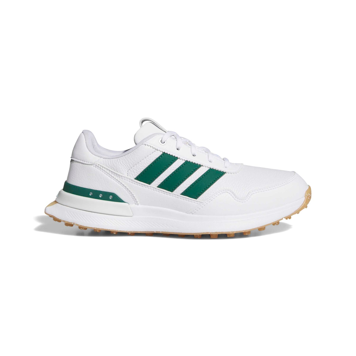Adidas Womens S2G 26 Leather Spikeless Golf Shoes - White & Green