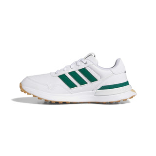 Adidas Womens S2G 26 Leather Spikeless Golf Shoes - White & Green