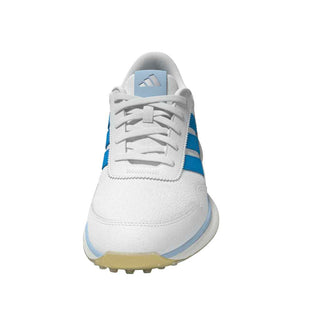 Adidas Womens S2G 26 Leather Spikeless Golf Shoes - White & Blue