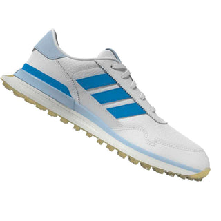 Adidas Womens S2G 26 Leather Spikeless Golf Shoes - White & Blue