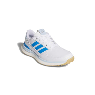 Adidas Womens S2G 26 Leather Spikeless Golf Shoes - White & Blue