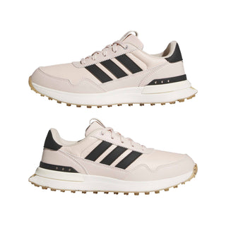 Adidas Womens S2G 26 Leather Spikeless Waterproof Golf Shoes - Pink