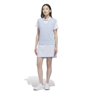 Adidas Womens Ultimate365 Tour Pleated Golf Skort - Crystal Sky