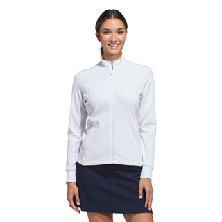 Performance Texture Full Zip Jacket - White