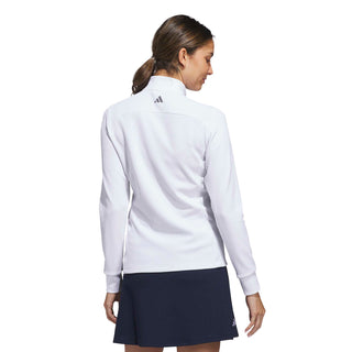 Performance Texture Full Zip Jacket - White