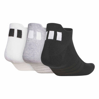 Adidas Performance Ankle Socks (3 Pack) - White, Black & Grey