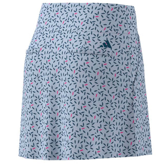 Adidas Womens Ultimate365 Printed Knit Skort - Crystal Sky