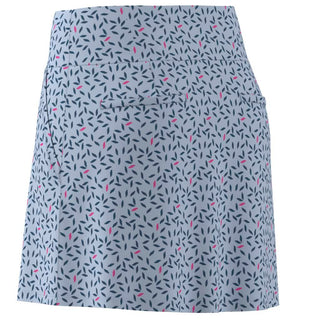 Adidas Womens Ultimate365 Printed Knit Skort - Crystal Sky