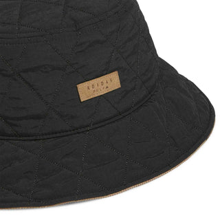 Women's Quilted Bucket Hat - Black