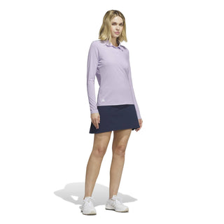 Performance Long Sleeve Golf Polo - Frozen Purple