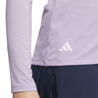 Performance Long Sleeve Golf Polo - Frozen Purple