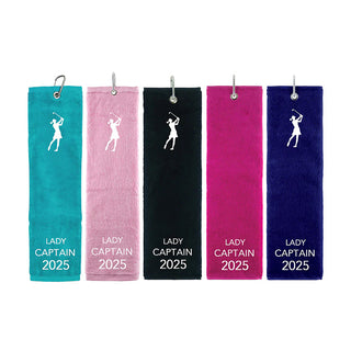 Lady Captain 2025 Own Use Tri Fold Golf Towel