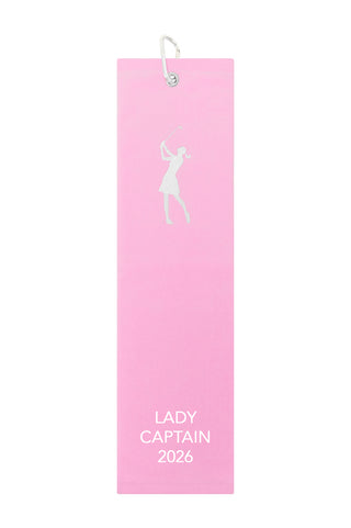Lady Captain 2026 Tri-Fold Towel - Pale Pink