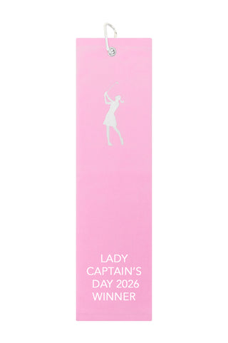 Lady Captain's Day 2026 Winner Tri-Fold Towel - Pale Pink