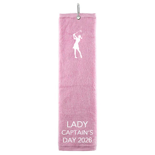 Lady Captain's Day 2026 Tri Fold Golf Towel