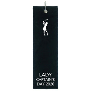 Lady Captain's Day 2026 Tri Fold Golf Towel