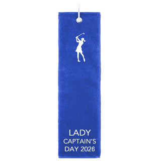 Lady Captain's Day 2026 Tri Fold Golf Towel