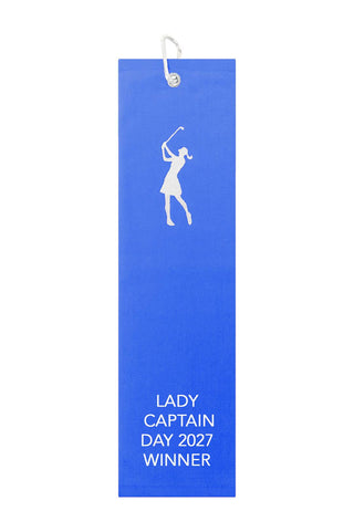 Lady Captain's Day 2027 Winner Tri-Fold Golf Towel