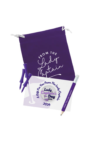 Lady Captain's Day 2026 Ball Marker Gift Set - Purple Hydrangea