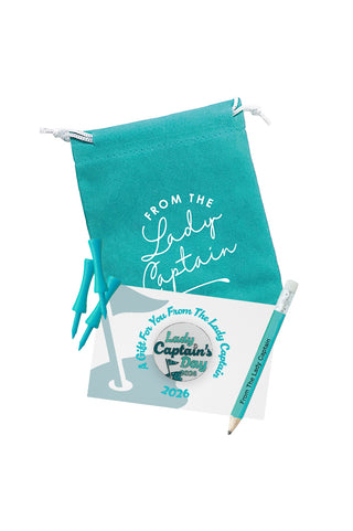 Lady Captain's Day 2026 Ball Marker Gift Set - Aqua