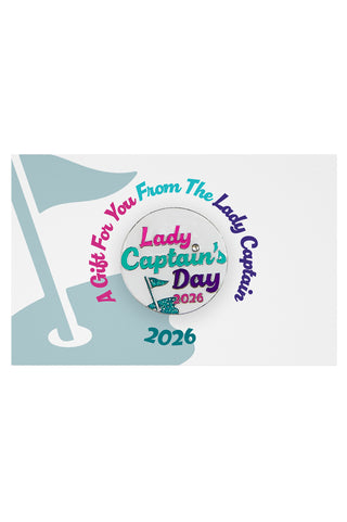 Lady Captain's Day 2026 Ball Marker - Multi Colour