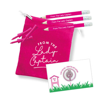 Lady Captain's Day 2025 Golf Ball Marker Set - Pink