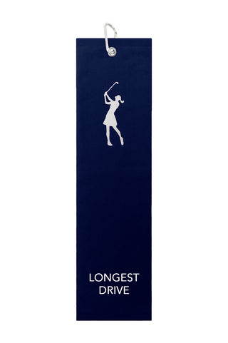 Surprizeshop Longest Drive Tri Fold Golf Towel Prize
