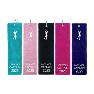 Lady Vice Captain 2025 Own Use Tri Fold Golf Towel