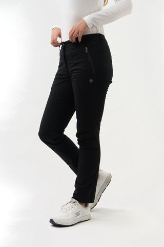 Pure Golf Black Cascade Waterproof/Lined  Ladies Golf Trousers