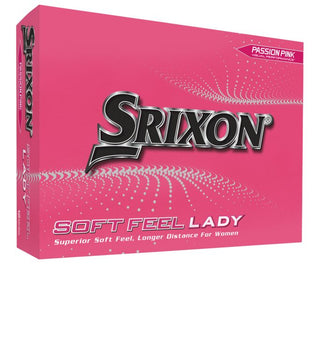 Srixon Soft Feel Lady Golf Balls - Pink (12 Pack)