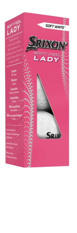 Srixon Soft Feel Lady Golf Balls - White (12 Pack)