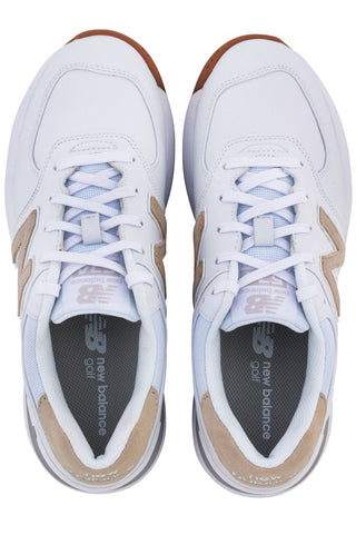 Women's 574 Golf Shoes - White/Silver