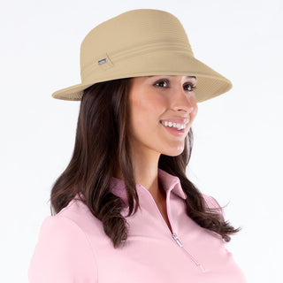 Inez Ladies Golf Hat - Natural