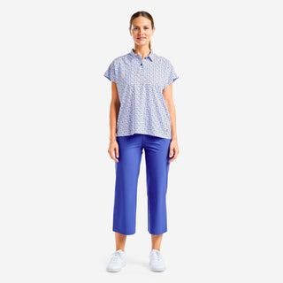 Nivo Ladies Veronica Cap Sleeve Polo - Cobalt