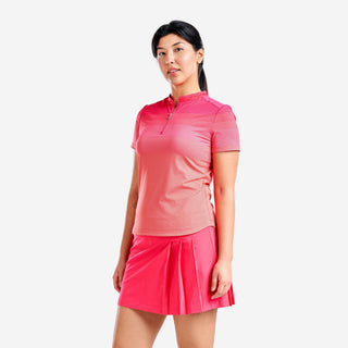 Nivo Ladies Lynda Cap Sleeve Polo - Cherry