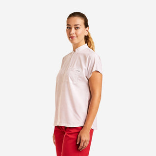 Vero Cap Sleeve Ladies Golf Shirt - White Cream