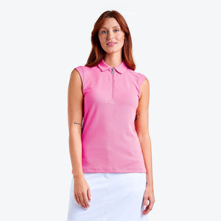 Ladies Nikki II Sleeveless Polo - Sachet Pink