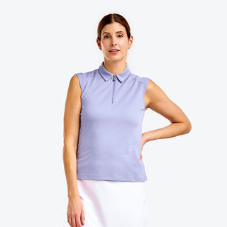 Nivo Ladies Nikki II Sleeveless Polo - Pansy Garden