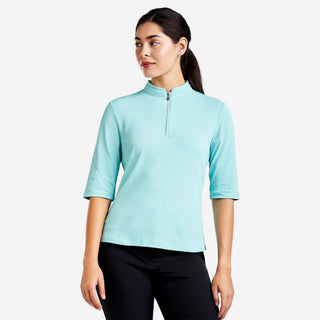 Ladies Noa II Half Sleeve Polo - Aruba Blue