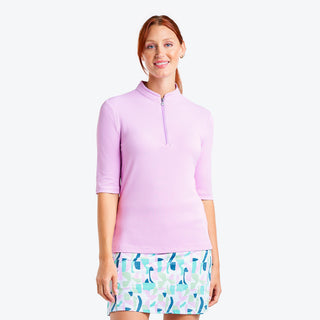 Nivo Ladies Noa II Half Sleeve Polo - Bubblegum