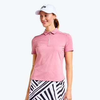 Nivo Ladies Naila II Cap Sleeve Polo - Cosmetic Pink