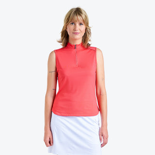 Nivo Ladies Naomi II Sleeveless Mock - Papaya