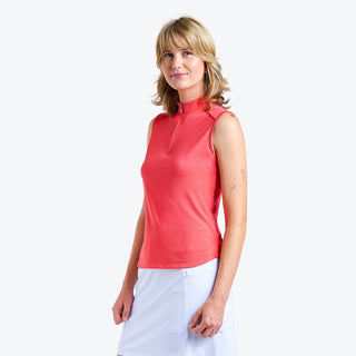 Nivo Ladies Naomi II Sleeveless Mock - Papaya