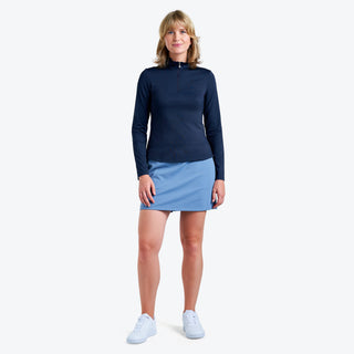 Nivo Ladies Nadia Long Sleeve Mock - Navy