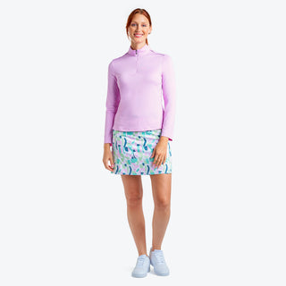 Nivo Ladies Nadia Long Sleeve Mock - Bubble Gum