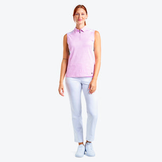 Nivo Ladies Sabella Sleeveless Polo - Bubble Gum