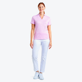 Nivo Ladies Saskia Short Sleeve Polo - Bubblegum