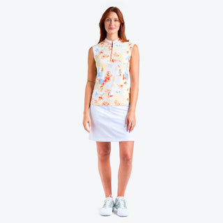 Nivo Ladies Linnea Sleeveless Liv Cool Mock - Mango